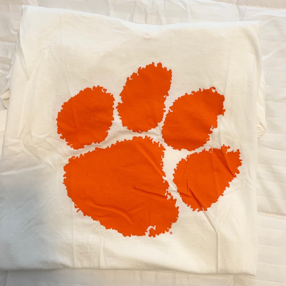 Women’s White Clemson Tee